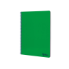 Cuaderno espiral liderpapel a4 smart tapa blanda 80h 75gr cuadro 4mm con margen color verde