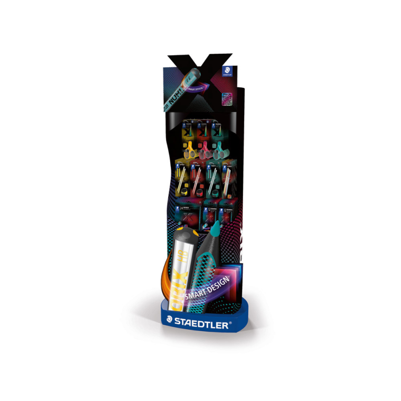 Expositor de suelo staedtler gama norix con 69 piezas surtidas