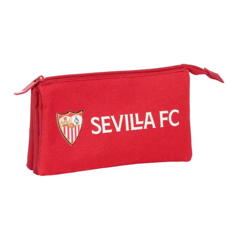 Bolso escolar portatodo safta triple resistente al agua sevilla f.c. 120x220x30 mm