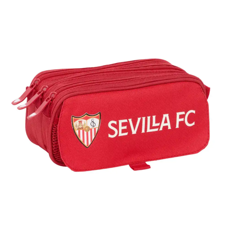 Bolso escolar portatodo safta triple big resistente al agua sevilla f.c. 100x215x80 mm