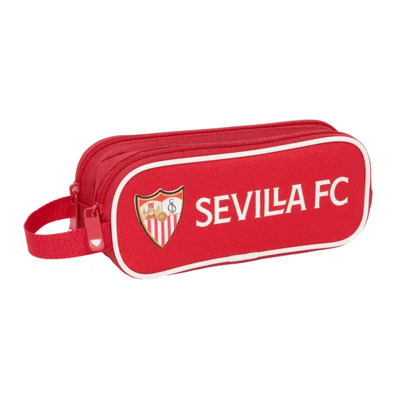 Bolso escolar portatodo safta doble resistente al agua sevilla f.c. 80x210x60 mm