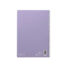 Cuaderno espiral liderpapel a4 smart tapa blanda 80h 75gr cuadro 4mm con margen color violeta