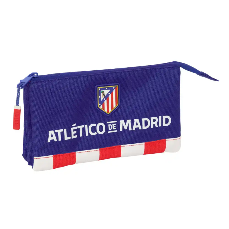Bolso escolar portatodo safta triple atletico de madrid 120x220x30 mm