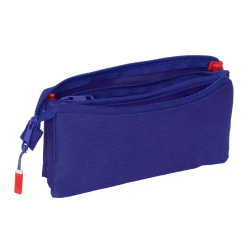 Bolso escolar portatodo safta triple atletico de madrid 120x220x30 mm