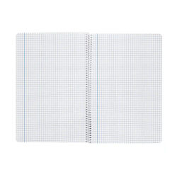 Cuaderno espiral liderpapel a4 smart tapa blanda 80h 75gr cuadro 4mm con margen color violeta