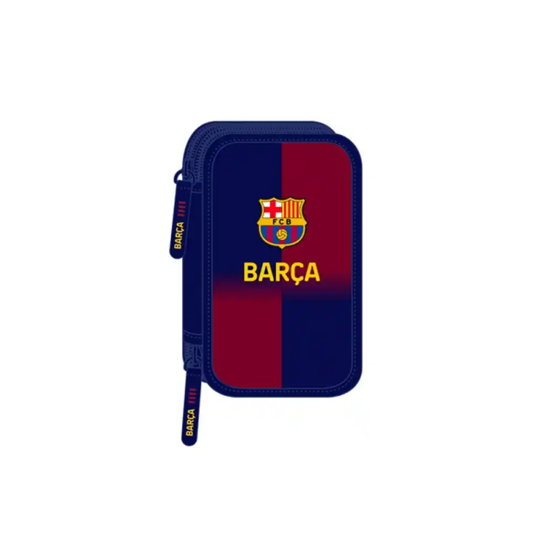 Plumier escolar safta triple 37 piezas f.c. barcelona 1 equipacion 25/26 195x125x55 mm