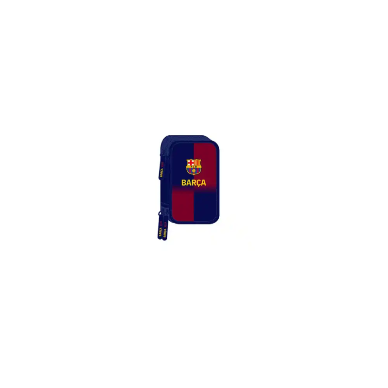 Plumier escolar safta doble pequeño 29 piezas f.c. barcelona 1 equipacion 25/26 195x125x40 mm
