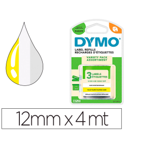 Cinta dymo metalizada...