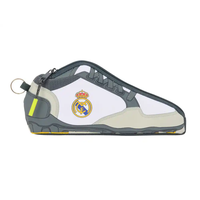 Bolso escolar portatodo safta zapatilla real madrid 1 equipacion 25/26 100x240x20 mm