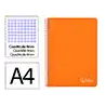 Cuaderno espiral liderpapel a4 witty tapa dura 80h 90gr cuadro 4mm con margen color naranja