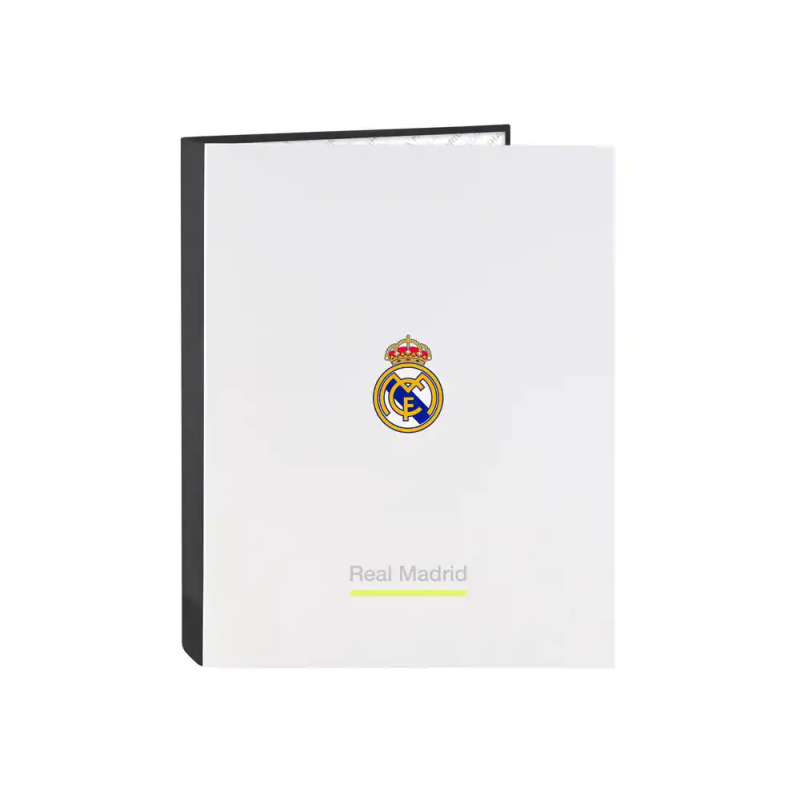 Carpeta safta 4 anillas mixtas folio carton real madrid 1 equipacion 25/26