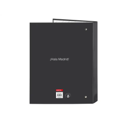 Carpeta safta 4 anillas mixtas folio carton real madrid 1 equipacion 25/26