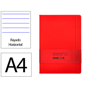 Cuaderno con gomilla...