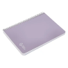 Cuaderno espiral liderpapel a4 witty tapa dura 80h 90gr cuadro 4mm con margen color violeta