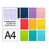 Cuaderno espiral liderpapel a4 witty tapa dura 80h 90gr cuadro 3mm con margen colores surtidos