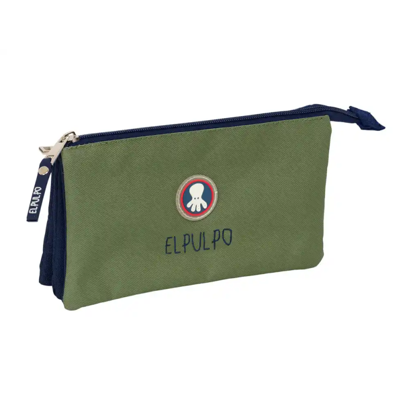 Bolso escolar portatodo safta triple el pulpo basics 120x220x30 mm