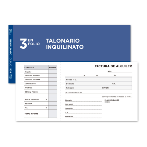 Talonario liderpapel...