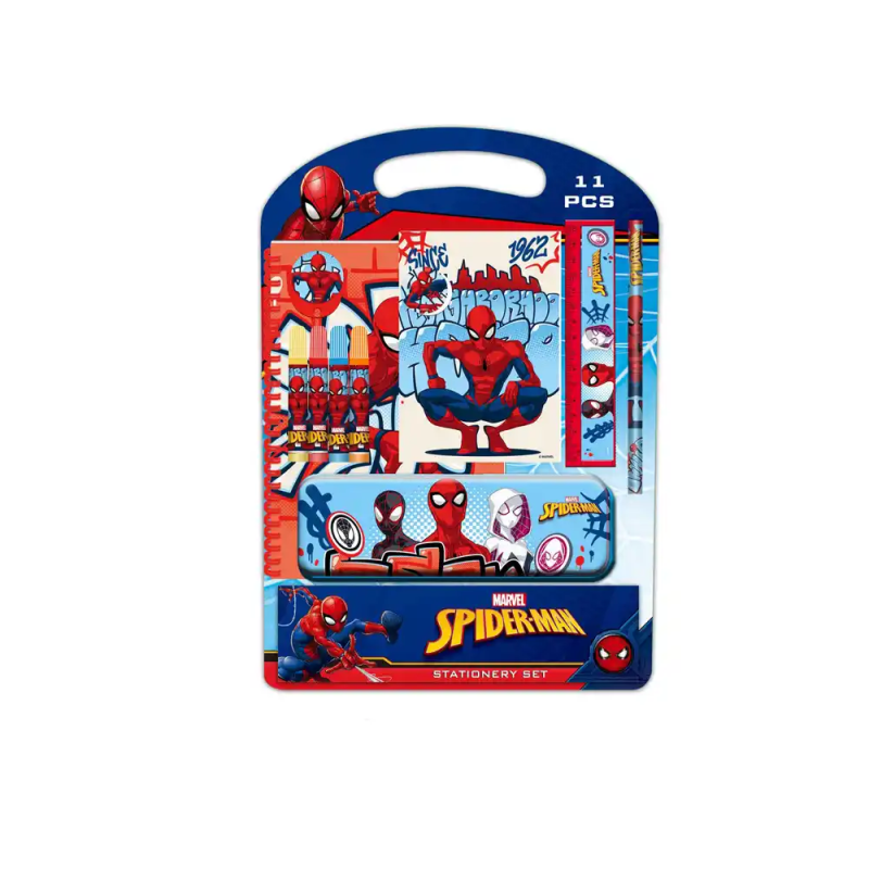 Set escritura safta spiderman attack 375x270x30 mm