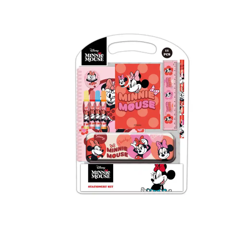 Set escritura safta minnie mouse naive 375x270x30 mm