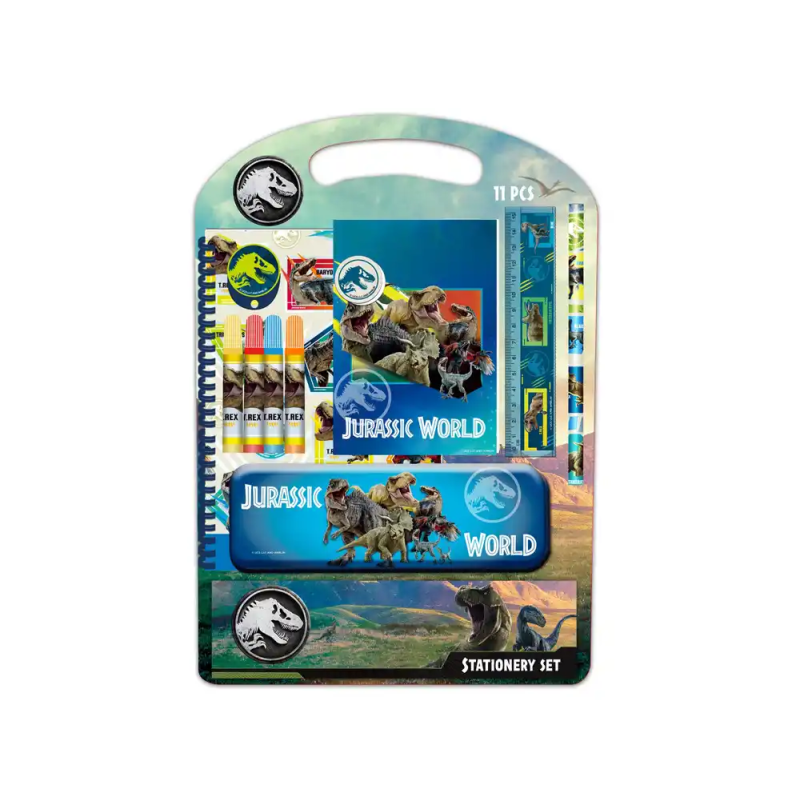 Set escritura safta jurassic world 375x270x30 mm