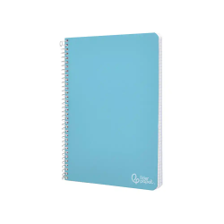 Cuaderno espiral liderpapel a4 witty tapa dura 80h 90gr cuadro 6mm con margen colores surtidos