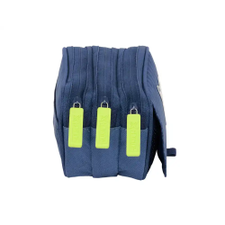 Bolso escolar portatodo safta triple big munich blue indigo 100x215x80 mm