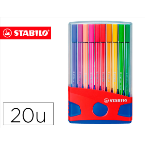 Rotulador stabilo punta de...