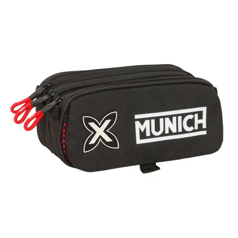 Bolso escolar portatodo safta triple big munich vulcan 100x215x80 mm