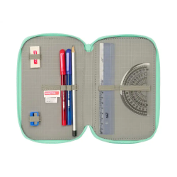 Plumier escolar safta triple 37 piezas safta cuore 195x125x55 mm