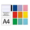 Cuaderno espiral liderpapel a4 witty tapa dura 80h 90gr rayado horizontal 8mm con margen colores surtidos