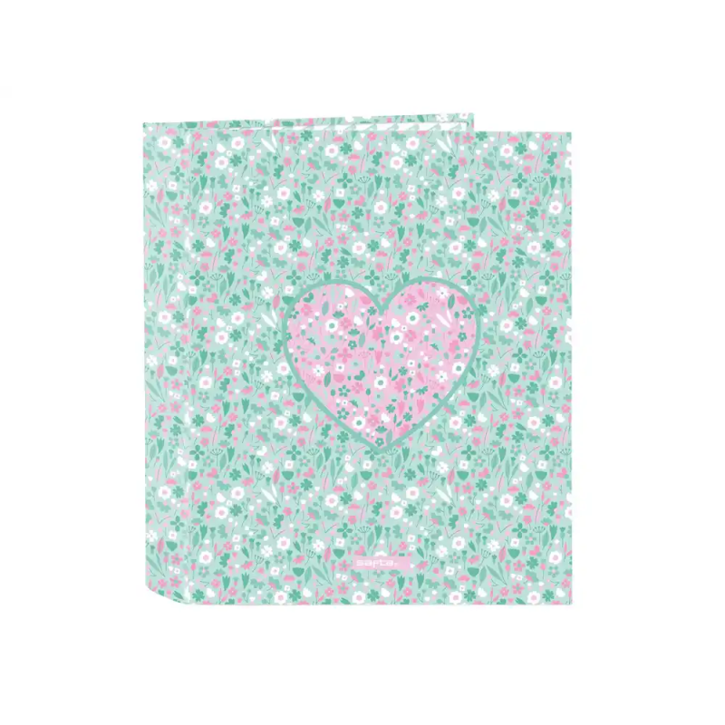 Carpeta safta 4 anillas folio carton lomo ancho cuore