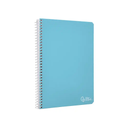 Cuaderno espiral liderpapel a4 witty tapa dura 80h 90gr rayado horizontal 8mm con margen colores surtidos