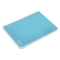 Cuaderno espiral liderpapel a4 witty tapa dura 80h 90gr rayado horizontal 8mm con margen colores surtidos