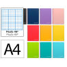Cuaderno espiral liderpapel a4 witty tapa dura 80h 90gr rayado nº46 colores surtidos