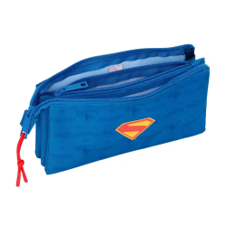 Bolso escolar portatodo safta triple superman 120x220x30 mm