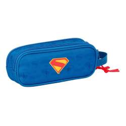 Bolso escolar portatodo safta doble superman 80x210x60 mm