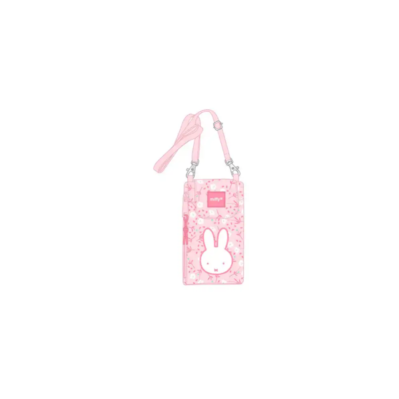 Monedero safta portamovil miffy flores 190x100 mm