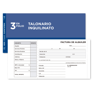 Talonario liderpapel...