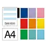 Cuaderno espiral liderpapel a4 witty tapa dura 80h 90gr pauta 2,5mm con margen colores surtidos