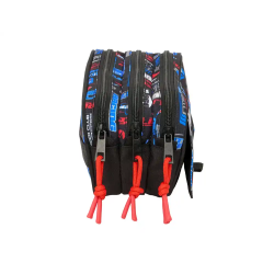 Bolso escolar portatodo safta triple big hot wheels 100x215x80 mm