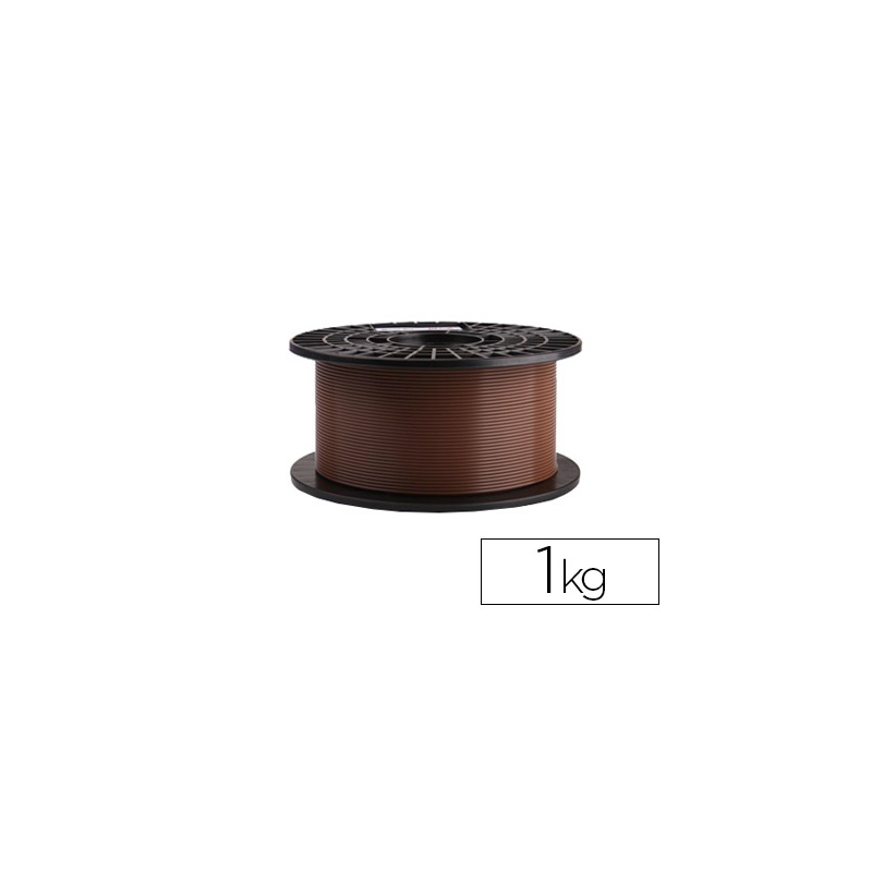 Filamento 3d colido gold pla 1,75 mm 1 kg marron