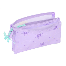 Bolso escolar portatodo safta triple frozen spirit 120x220x30 mm