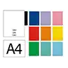 Cuaderno espiral liderpapel a4 witty tapa dura 80h 90gr liso sin margen colores surtidos