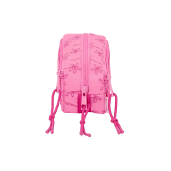 Bolso escolar portatodo safta triple pequeño con goma elastica 22cm stitch chill 85x220x60 mm