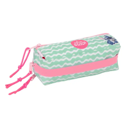 Bolso escolar portatodo safta triple pequeño con goma elastica 22cm stitch ice cream 85x220x60 mm