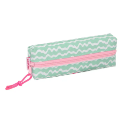 Bolso escolar portatodo safta rectangular con goma elastica 22cm stitch ice cream 40x220x70 mm