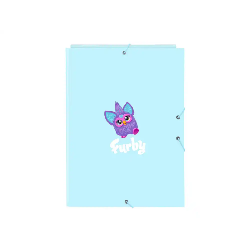 Carpeta safta gomas solapas folio carton furby