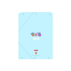 Carpeta safta gomas solapas folio carton furby