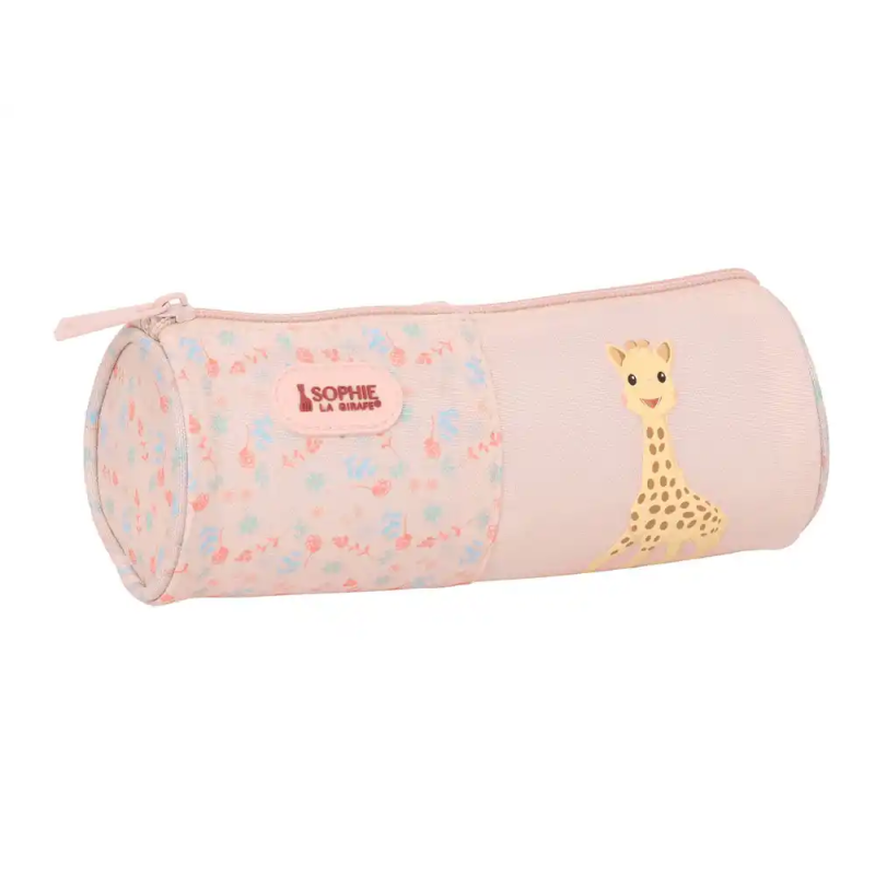Bolso escolar portatodo safta redondo reciclado y repelente al agua sophie la girafe joy 70x200x70 mm
