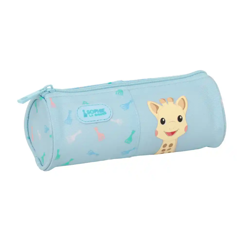 Bolso escolar portatodo safta redondo reciclado y repelente al agua sophie la girafe dreams 70x200x70 mm